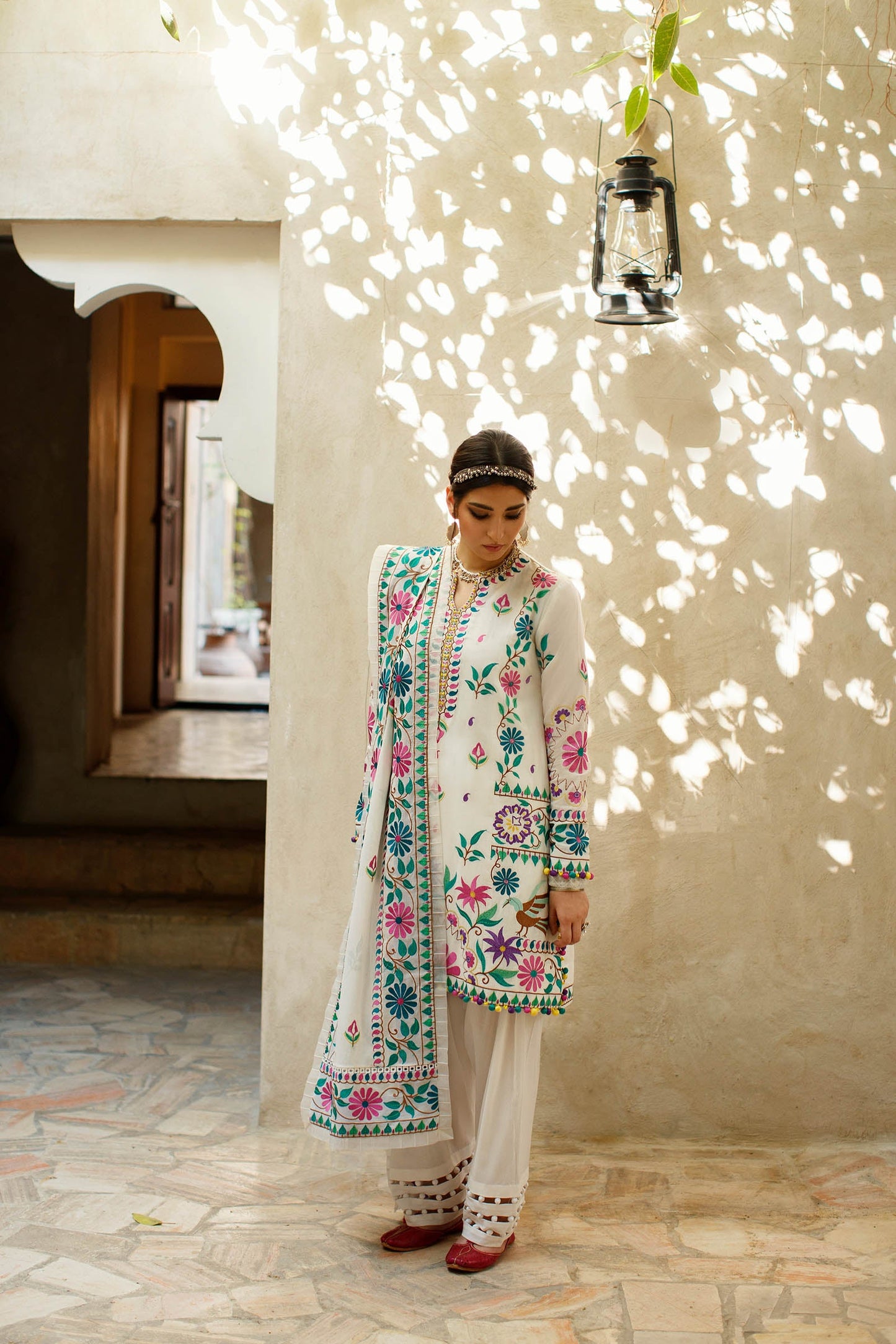 URSIYA (ZL22-07 B) | Zaha Summer Lawn Collection 2022 | Unstitched Embroidered Lawn Suits
