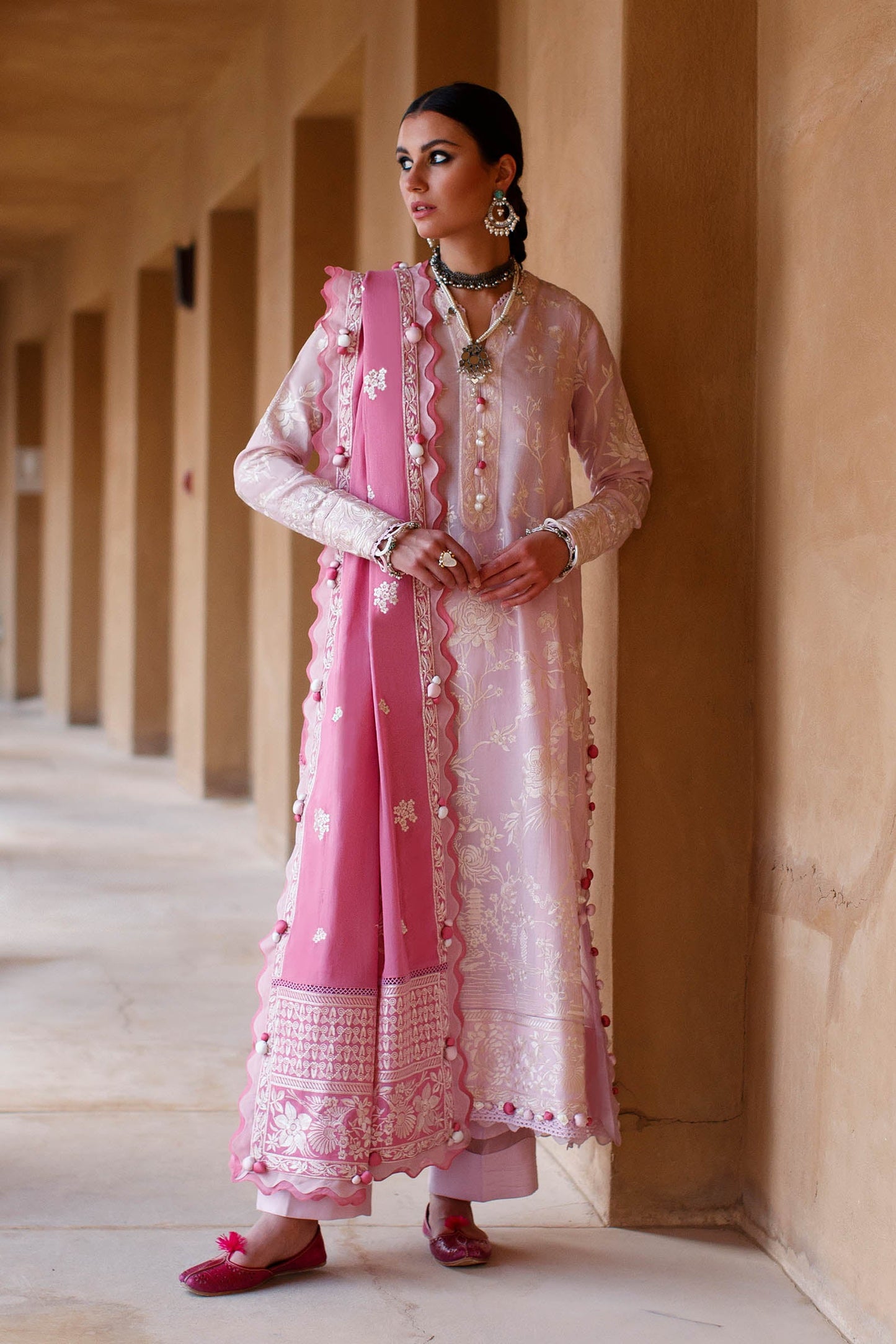 FERESHTEH (ZL22-01 A) | Zaha Summer Lawn Collection 2022 | Unstitched Embroidered Lawn Suits