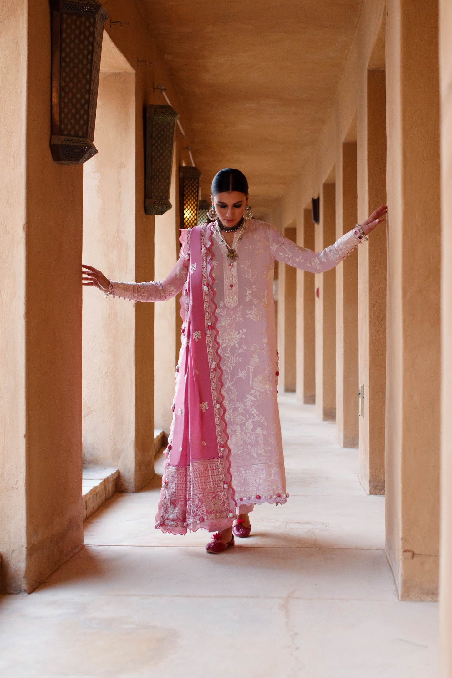 FERESHTEH (ZL22-01 A) | Zaha Summer Lawn Collection 2022 | Unstitched Embroidered Lawn Suits