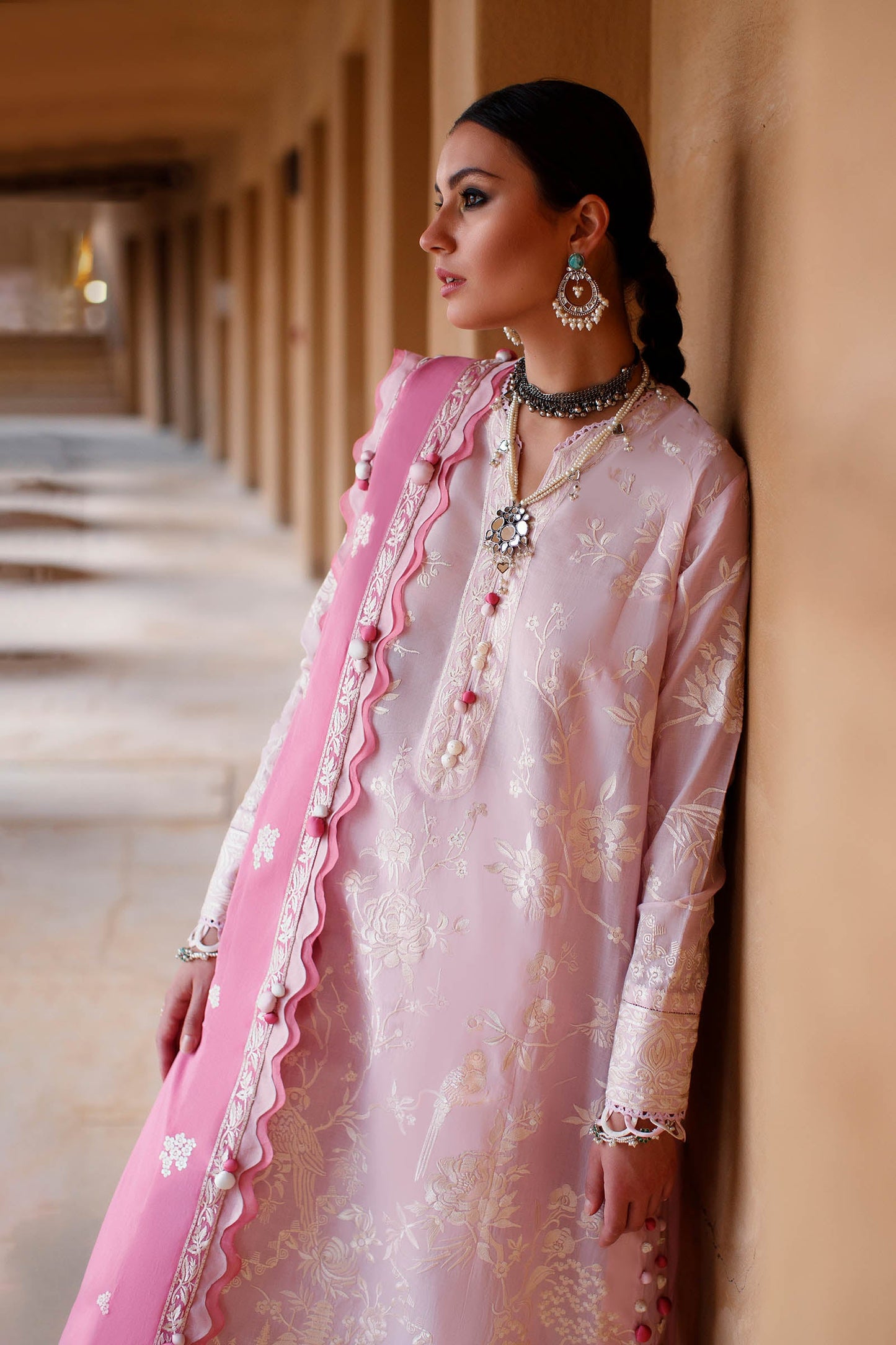FERESHTEH (ZL22-01 A) | Zaha Summer Lawn Collection 2022 | Unstitched Embroidered Lawn Suits