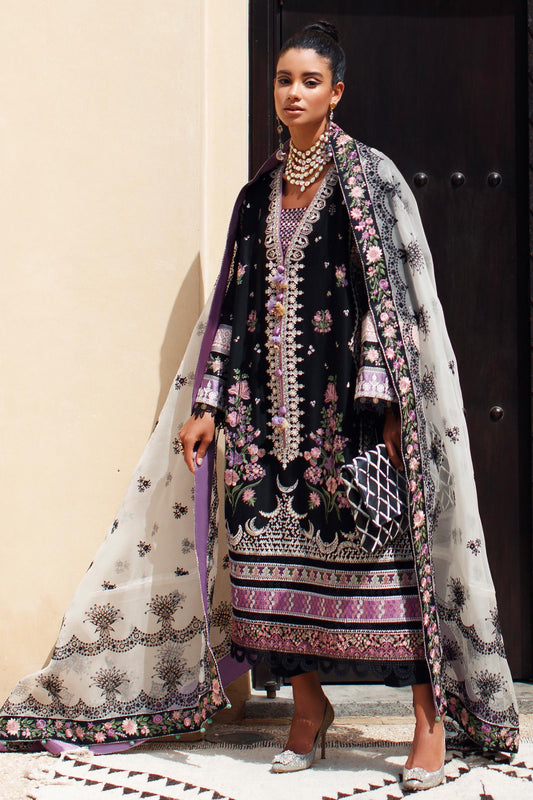 EL22-02 A (ZENEL)  | Elan Lawn 2022 | Unstitched Embroidered Lawn Suit