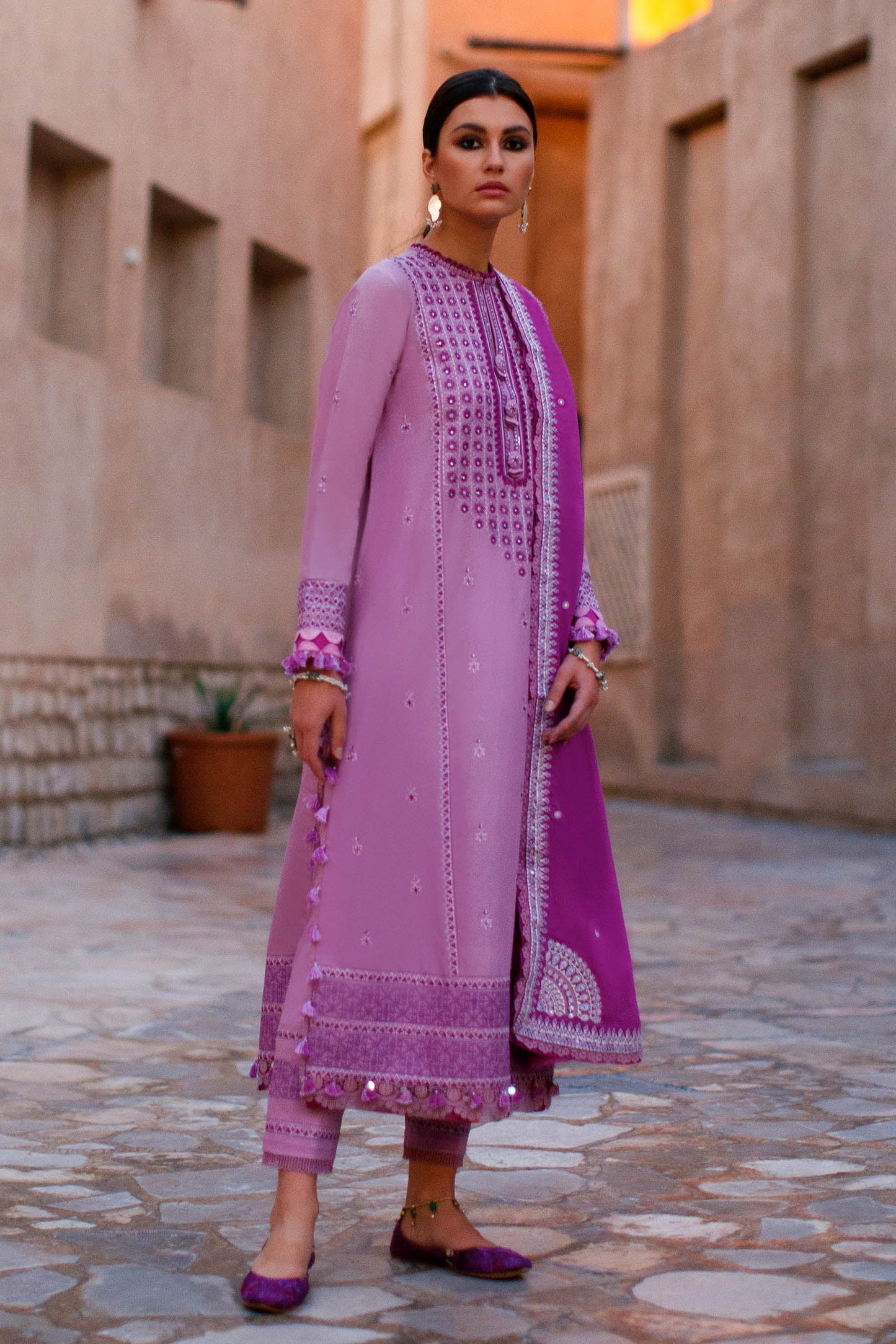 FEZEH (ZL22-02 B) | Zaha Summer Lawn Collection 2022 | Unstitched Embroidered Lawn Suits