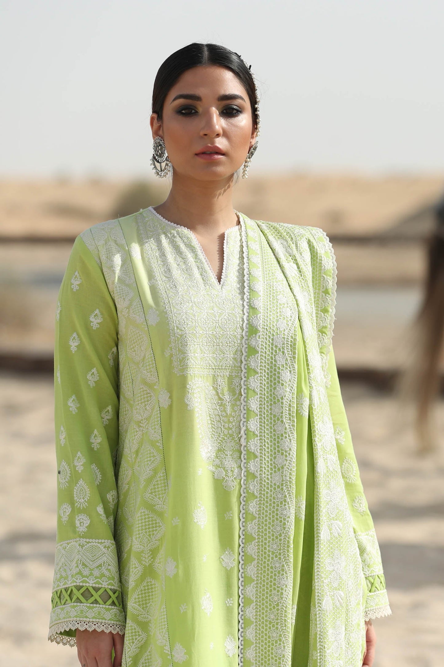 PARISA (ZL22-03 A) | Zaha Summer Lawn Collection 2022 | Unstitched Embroidered Lawn Suits