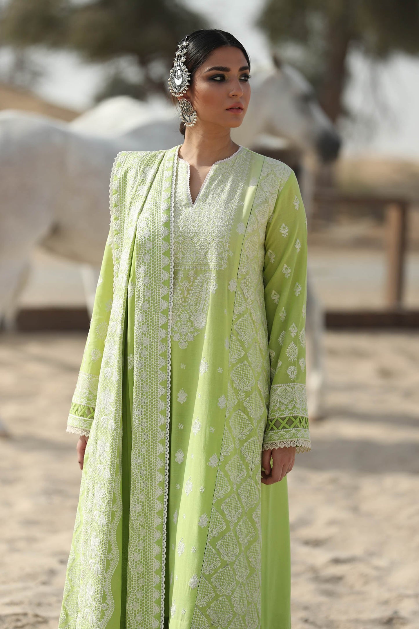 PARISA (ZL22-03 A) | Zaha Summer Lawn Collection 2022 | Unstitched Embroidered Lawn Suits