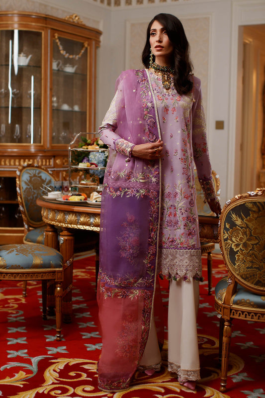EL22-11 A (NEZIHA)  | Elan Lawn 2022 | Unstitched Embroidered Lawn Suit
