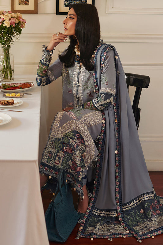 LARMINA (EW22-05) | Elan Winter Embroidered Collection | Unstitched Slub Khaddar Suits