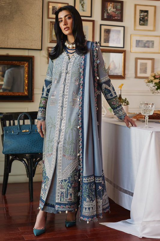 LARMINA (EW22-05) | Elan Winter Embroidered Collection | Unstitched Slub Khaddar Suits