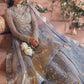AREZOU (ZC22-02)  | Zaha Gossamer Collection 2022 | Unstitched Embroidered Net Suit
