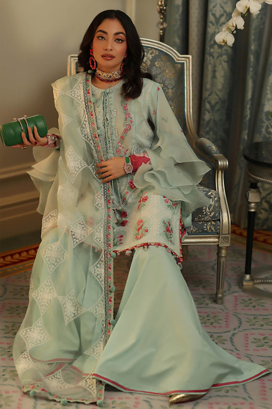 EL22-01 B (LARA)  | Elan Lawn 2022 | Unstitched Embroidered Lawn Suit