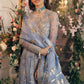 AREZOU (ZC22-02)  | Zaha Gossamer Collection 2022 | Unstitched Embroidered Net Suit