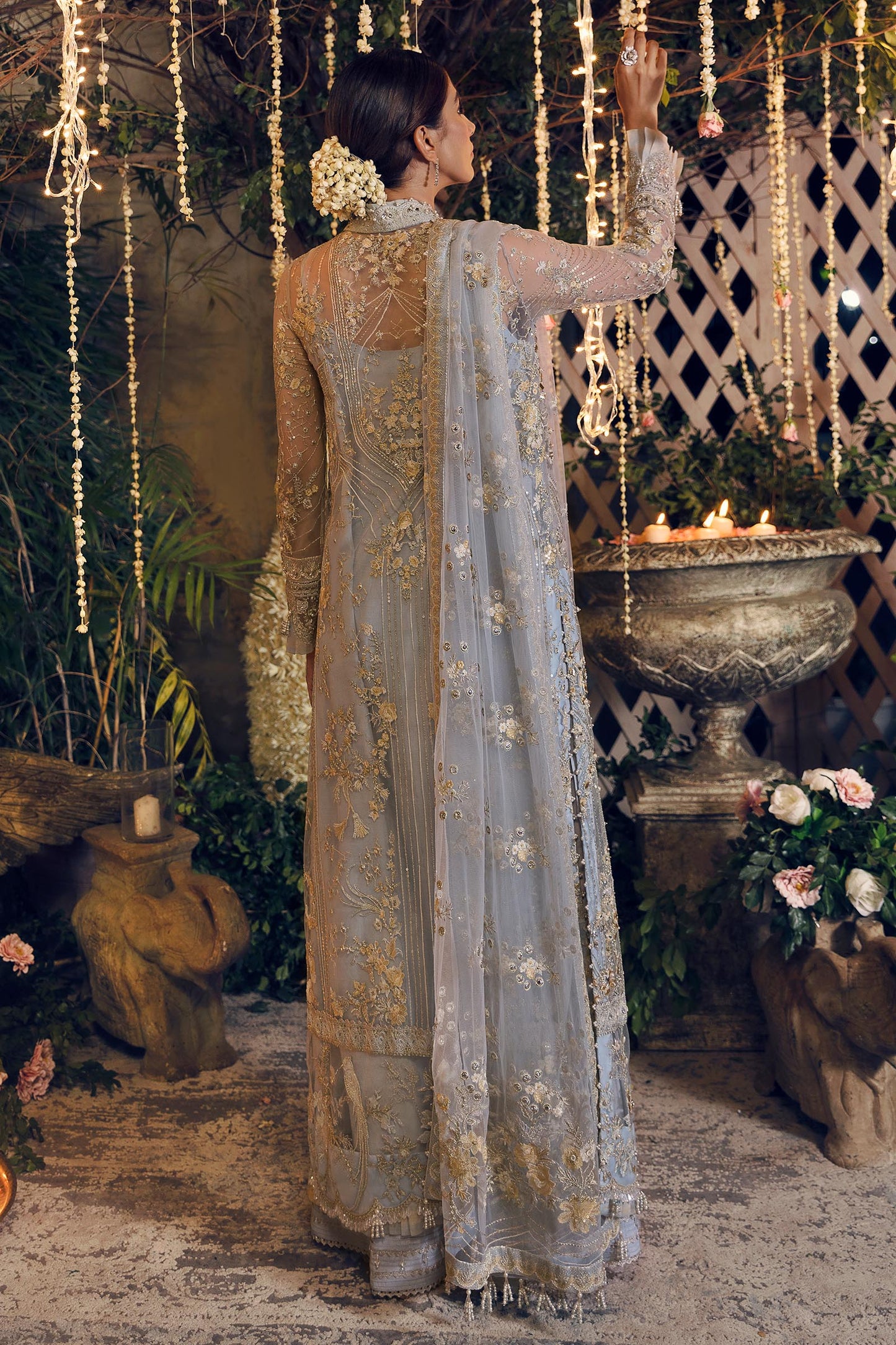 FOROUZAN (ZRW-20588) | Zaha Gossamer RTW Collection 2022 | Stitched Embellished Suits