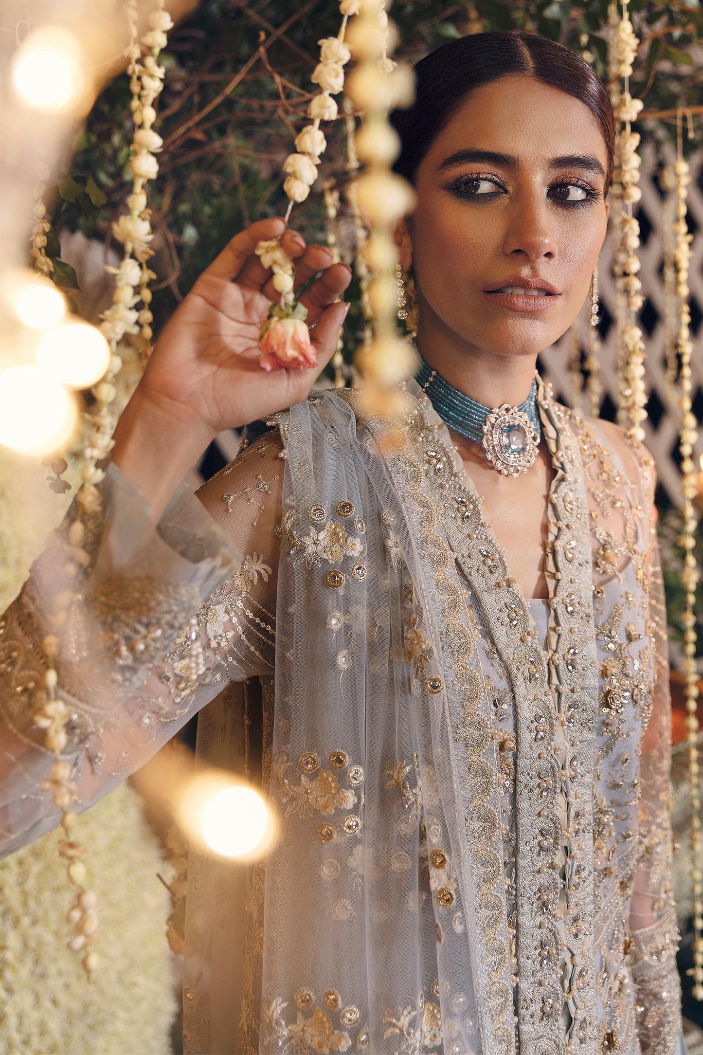 FOROUZAN (ZRW-20588) | Zaha Gossamer RTW Collection 2022 | Stitched Embellished Suits