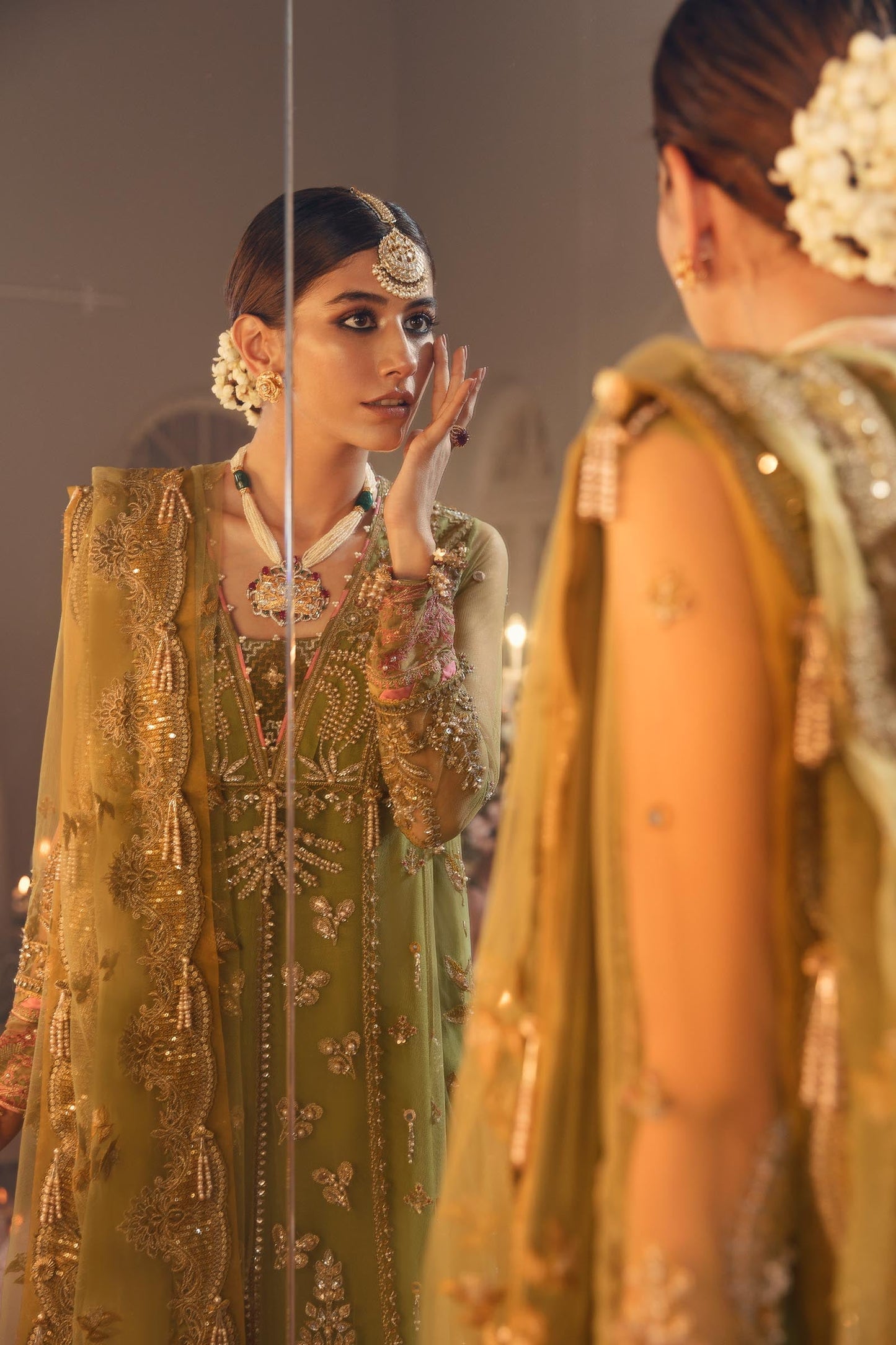 MEHZEBEEN (ZRW-20646) | Zaha Gossamer RTW Collection 2022 | Stitched Embellished Suits