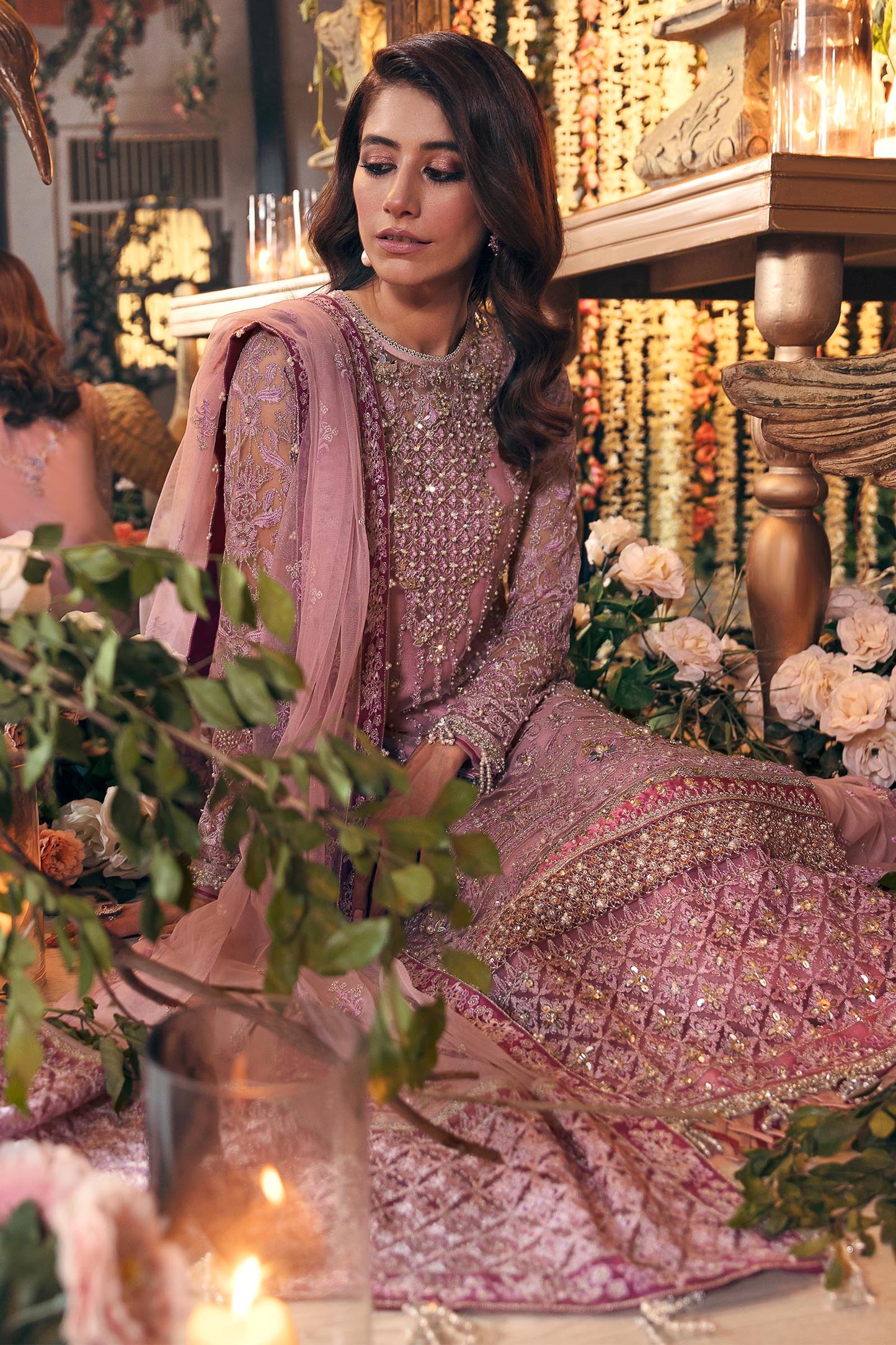 NAZANIN (ZC22-06)  | Zaha Gossamer Collection 2022 | Unstitched Embroidered Net Suit