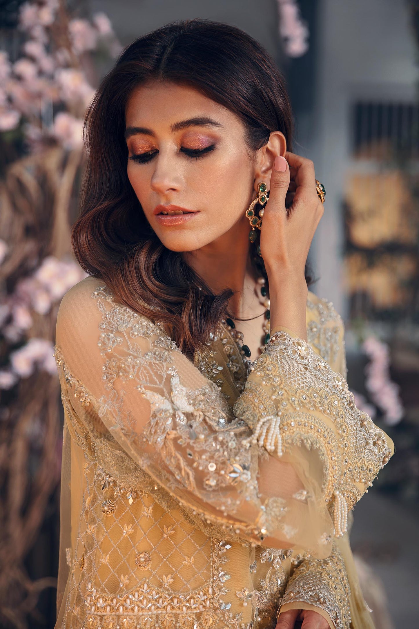 ASTRELLA (ZC22-05)  | Zaha Gossamer Collection 2022 | Unstitched Embroidered Net Suit