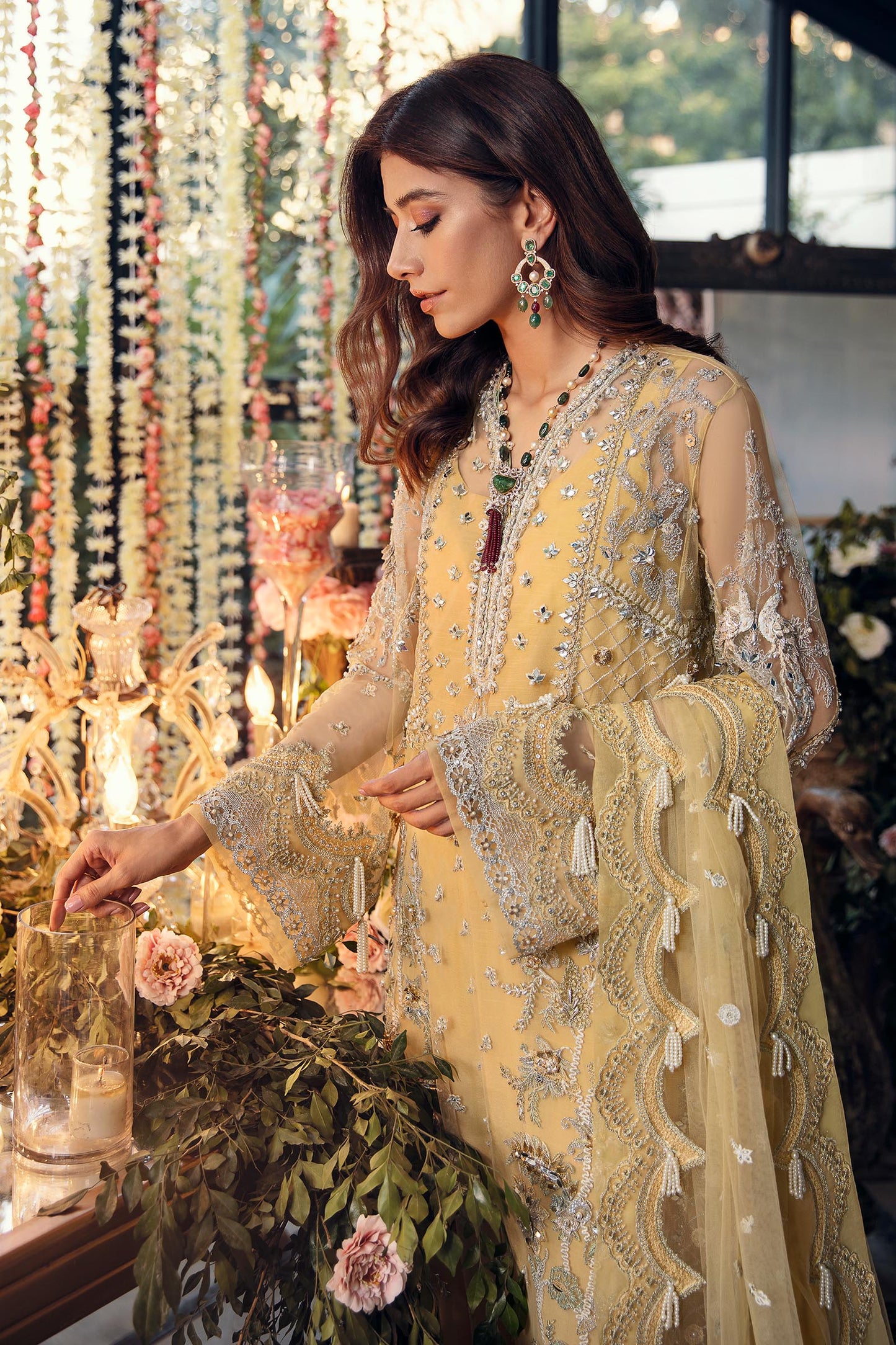 ASTRELLA (ZC22-05)  | Zaha Gossamer Collection 2022 | Unstitched Embroidered Net Suit