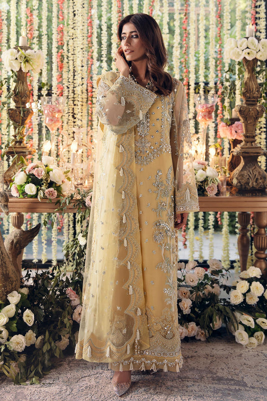 ASTRELLA (ZC22-05)  | Zaha Gossamer Collection 2022 | Unstitched Embroidered Net Suit