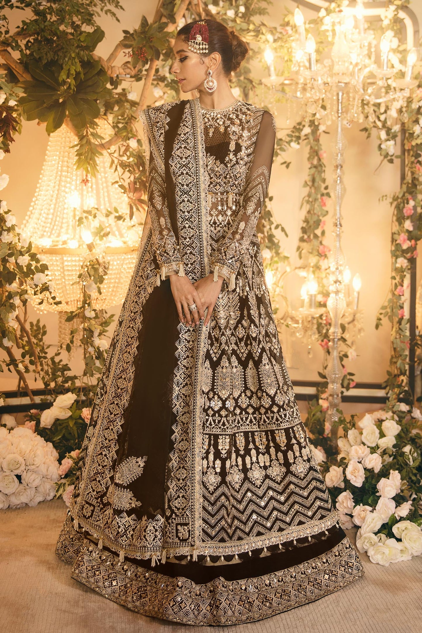 MANIJEH (ZRW-20745) | Zaha Gossamer RTW Collection 2022 | Stitched Embellished Suits
