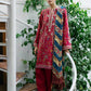 ZW21-1A |  Zara Shahjahan Coco Winter 2021 Collection | Unstitched Embroidered Khaddar Suit