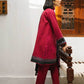 ZW21-2A |  Zara Shahjahan Coco Winter 2021 Collection | Unstitched Embroidered Khaddar Shirt