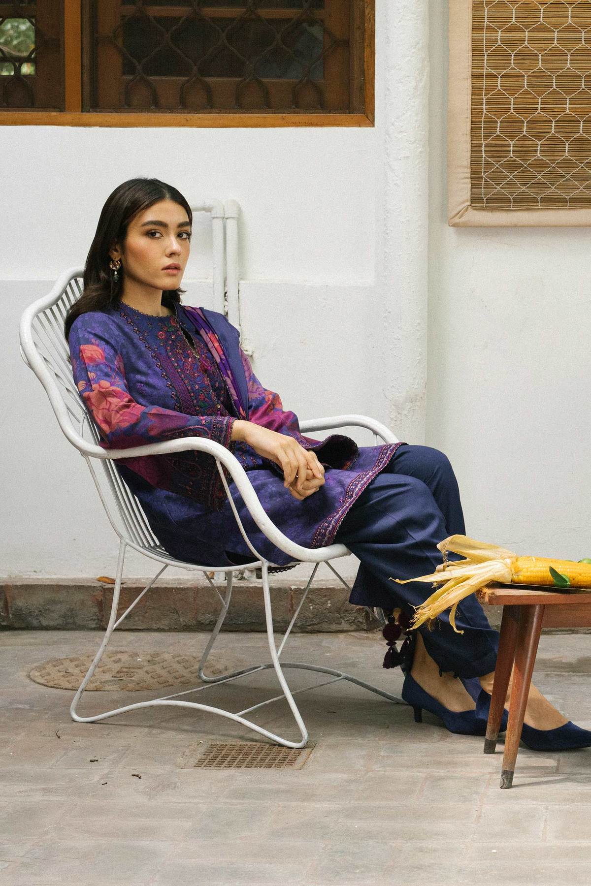 ZW21-4A |  Zara Shahjahan Coco Winter 2021 Collection | Unstitched Embroidered Linen Suits