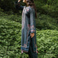 ZW22-1B | Zara Shahjahan Coco Winter Collection 2022 | Unstitched Embroidered Khaddar Linen  Suits
