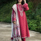 ZW22-3B | Zara Shahjahan Coco Winter Collection 2022 | Unstitched Embroidered Khaddar Linen  Suits