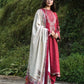 ZW22-3B | Zara Shahjahan Coco Winter Collection 2022 | Unstitched Embroidered Khaddar Linen  Suits