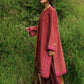 ZW22-7B | Zara Shahjahan Coco Winter Collection 2022 | Unstitched Embroidered Khaddar Linen  Suits