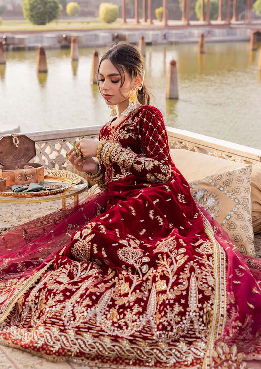 BAAGH - LOOK 05 | AIK Atelier Baagh Unstitched Velvet Winter Collection 2022 | Unstitched Embroidered Velvet Suits