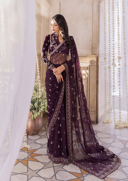 BAAGH - LOOK 07 | AIK Atelier Baagh Unstitched Velvet Winter Collection 2022 | Unstitched Embroidered Velvet Suits