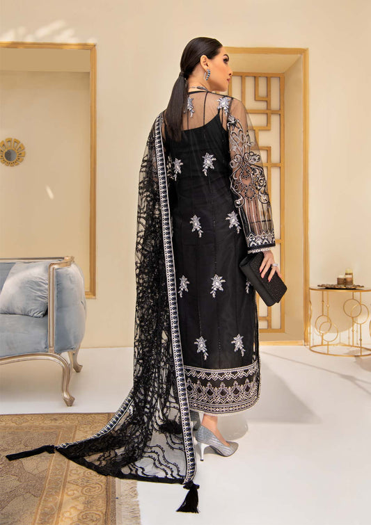 RÊVEUSE - LOOK 06 | AIK Atelier Reveuse Spring 2021 Collection - Organza & Tule | Unstitched mbroidered Net Suits