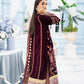 MON AMOUR - LOOK 05 | AIK Atelier Mon Amour Velvet 2021  Unstitched Embroidered Velvet Suits