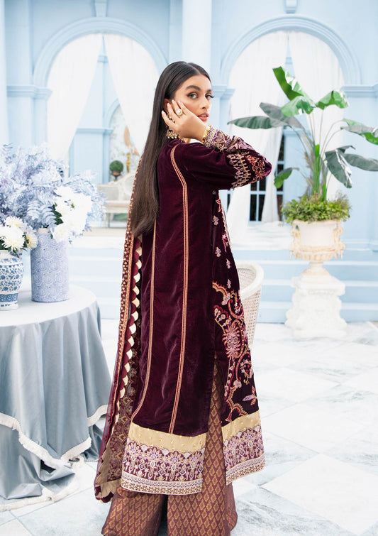 MON AMOUR - LOOK 05 | AIK Atelier Mon Amour Velvet 2021  Unstitched Embroidered Velvet Suits