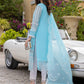 Aqua Stone | Azure Luxe Embroidered 3pcs Collections 2023