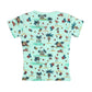 Infants Beach Printed T-Shirt For Girls - Green | Bachaa Party Baby Clothes Girls Tops & T-Shirts