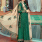Unstitched Sateen CST-402-Emerald Green | MariaB Sateen Cotton Collection 2021 | Unstitched Embroidered Cotton Satin Suits