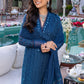Drizzling Snow | Azure Luxe Embroidered 3pcs Collections 2023