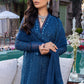 Drizzling Snow | Azure Luxe Embroidered 3pcs Collections 2023