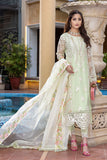 Floral Mint | Azure Luxe Embroidered 3pcs Collections 2023