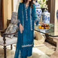 Glamour Glow | Azure Luxe Embroidered 3pcs Collections 2023