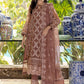 Glittery Rose | Azure Luxe Embroidered 3pcs Collections 2023
