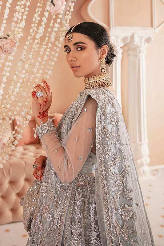 Meraki (ZB-06) | Zaha Bridal Nikkah Luxury RTW Collection | Stitched Embellished Suits