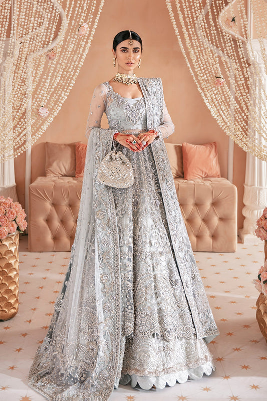 Meraki (ZB-06) | Zaha Bridal Nikkah Luxury RTW Collection | Stitched Embellished Suits