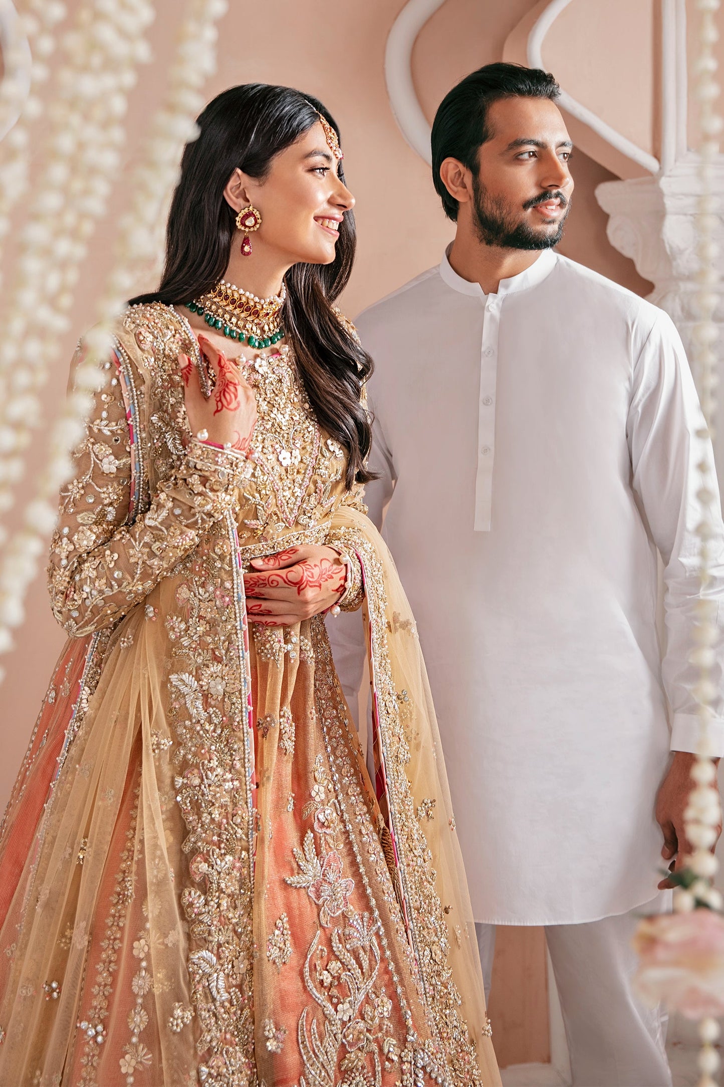 Masakali (ZB-12) | Zaha Bridal Nikkah Luxury RTW Collection | Stitched Embellished Suits