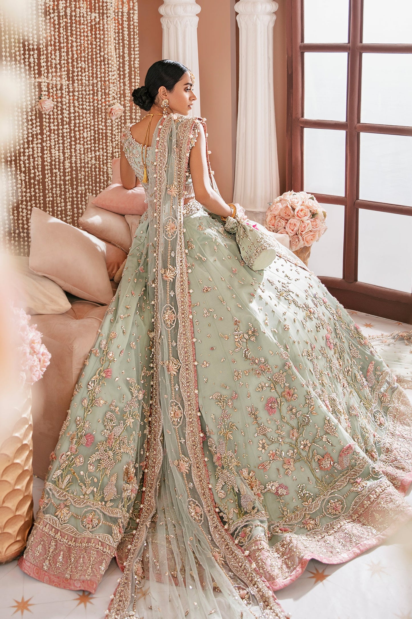 Zaynah (ZB-07) | Zaha Bridal Nikkah Luxury RTW Collection | Stitched Embellished Suits