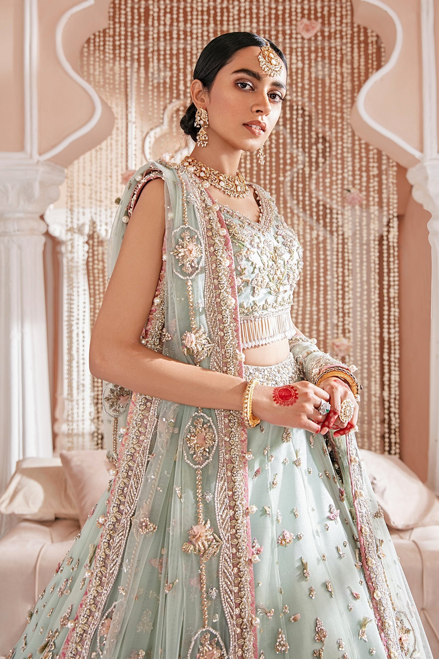 Zaynah (ZB-07) | Zaha Bridal Nikkah Luxury RTW Collection | Stitched Embellished Suits