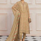LF-CC-110-A/S-Beige | MariaB M.Luxe Fabrics | Unstitched Embroidered Fabric