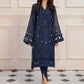 LF-CC-112-B-Navy Blue | MariaB M.Luxe Fabrics | Unstitched Embroidered Fabric