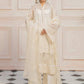 LF-PCN-117-A-White | MariaB M.Luxe Fabrics | Unstitched Embroidered Fabric